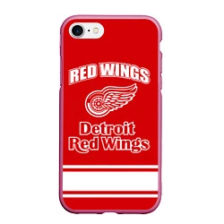 Чехол iPhone 7/8 матовый Detroit red wings