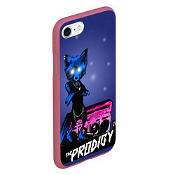 Чехол iPhone 7/8 матовый The Prodigy: Night Fox, цвет: 3D-малиновый — фото 2