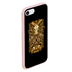 Чехол iPhone 7/8 матовый Овен, цвет: 3D-светло-розовый — фото 2