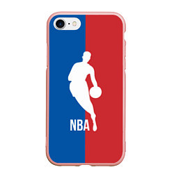 Чехол iPhone 7/8 матовый Эмблема NBA