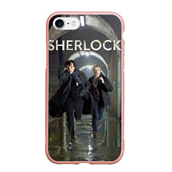 Чехол iPhone 7/8 матовый Sherlock Break