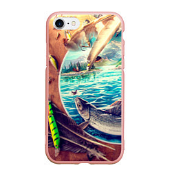 Чехол iPhone 7/8 матовый Истинный рыболов