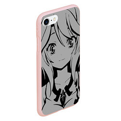 Чехол iPhone 7/8 матовый No Game No Life, цвет: 3D-светло-розовый — фото 2