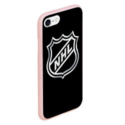 Чехол iPhone 7/8 матовый NHL, цвет: 3D-светло-розовый — фото 2