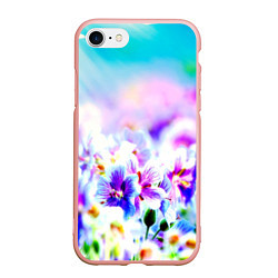 Чехол iPhone 7/8 матовый Цветочное поле