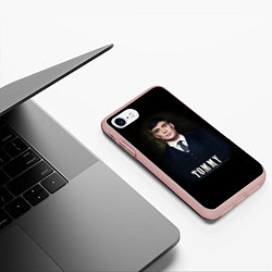 Чехол iPhone 7/8 матовый Peaky Tommy, цвет: 3D-светло-розовый — фото 2