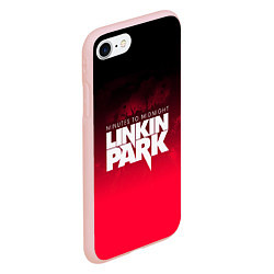Чехол iPhone 7/8 матовый Linkin Park: Minutes to midnight, цвет: 3D-светло-розовый — фото 2