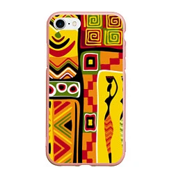 Чехол iPhone 7/8 матовый Африка