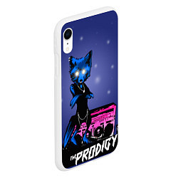Чехол iPhone XR матовый The Prodigy: Night Fox, цвет: 3D-белый — фото 2