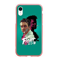 Чехол iPhone XR матовый Fight Club Stories, цвет: 3D-баблгам