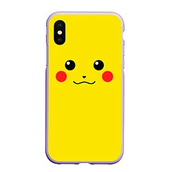 Чехол iPhone XS Max матовый Happy Pikachu