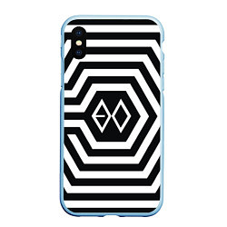 Чехол iPhone XS Max матовый EXO Geometry