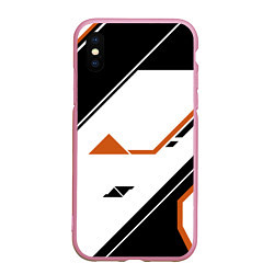 Чехол iPhone XS Max матовый CS:GO Asiimov P250 Style, цвет: 3D-розовый