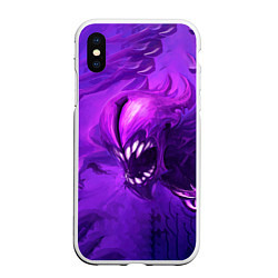 Чехол iPhone XS Max матовый Bane Purple