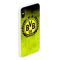 Чехол iPhone XS Max матовый Borussia5, цвет: 3D-белый — фото 2