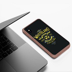Чехол iPhone XS Max матовый Come to Wasteland, цвет: 3D-коричневый — фото 2