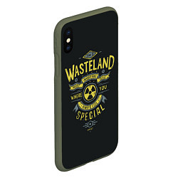 Чехол iPhone XS Max матовый Come to Wasteland, цвет: 3D-темно-зеленый — фото 2