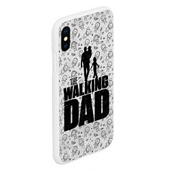 Чехол iPhone XS Max матовый Walking Dad, цвет: 3D-белый — фото 2