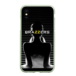 Чехол iPhone XS Max матовый Brazzers - контрсвет