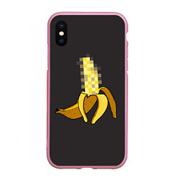 Чехол iPhone XS Max матовый XXX Banana