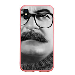 Чехол iPhone XS Max матовый Stalin: Style in, цвет: 3D-баблгам