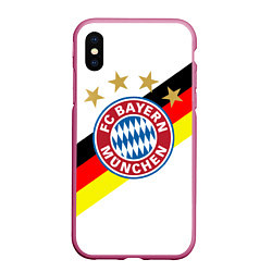 Чехол iPhone XS Max матовый FC Bayern: Germany