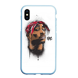 Чехол iPhone XS Max матовый 2Pac