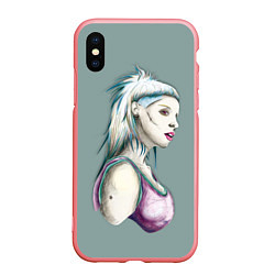 Чехол iPhone XS Max матовый Yolandi Death