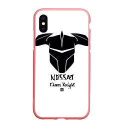 Чехол iPhone XS Max матовый Nessaj: Chaos Knight