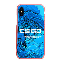 Чехол iPhone XS Max матовый CS:GO Cold Hyper Beast