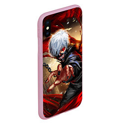 Чехол iPhone XS Max матовый Blood, цвет: 3D-розовый — фото 2