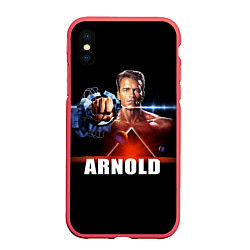 Чехол iPhone XS Max матовый Iron Arnold