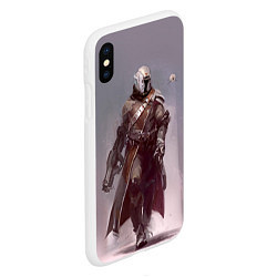 Чехол iPhone XS Max матовый Destiny 14, цвет: 3D-белый — фото 2