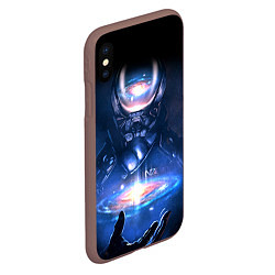Чехол iPhone XS Max матовый Mass Effect: Andromeda 3, цвет: 3D-коричневый — фото 2