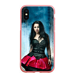 Чехол iPhone XS Max матовый Evanescence, цвет: 3D-баблгам