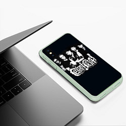 Чехол iPhone XS Max матовый Сектор Газа, цвет: 3D-салатовый — фото 2