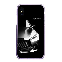 Чехол iPhone XS Max матовый Infiniti Sport