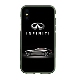 Чехол iPhone XS Max матовый Infiniti