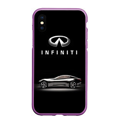 Чехол iPhone XS Max матовый Infiniti