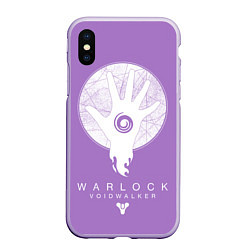 Чехол iPhone XS Max матовый Destiny: Voidwalker, цвет: 3D-светло-сиреневый