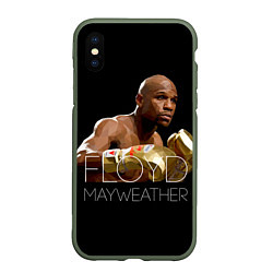 Чехол iPhone XS Max матовый Floyd Mayweather