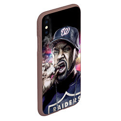 Чехол iPhone XS Max матовый Ice Cube: Big boss, цвет: 3D-коричневый — фото 2