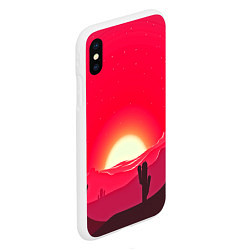 Чехол iPhone XS Max матовый Gorgeous sunset, цвет: 3D-белый — фото 2