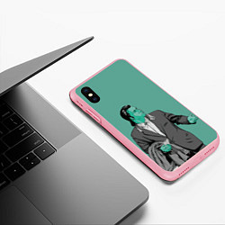 Чехол iPhone XS Max матовый Недоумевающий Винсент, цвет: 3D-баблгам — фото 2