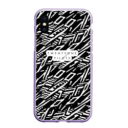 Чехол iPhone XS Max матовый Twenty One Pilots: Pattern