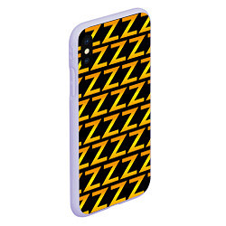 Чехол iPhone XS Max матовый Brazzers Z, цвет: 3D-светло-сиреневый — фото 2