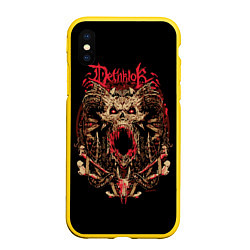 Чехол iPhone XS Max матовый Dethklok: Demon witch