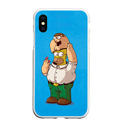 Чехол iPhone XS Max матовый Homer Dad