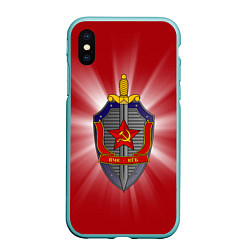 Чехол iPhone XS Max матовый КГБ