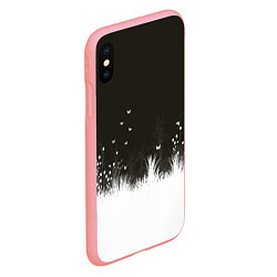 Чехол iPhone XS Max матовый Ночная полянка, цвет: 3D-баблгам — фото 2